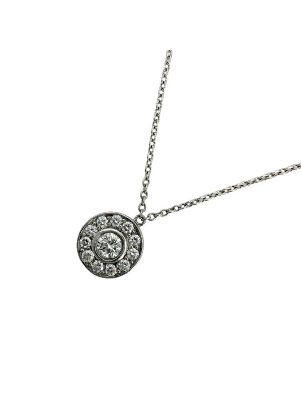Tiffany & Co Necklace Circlet Platinum Diamond